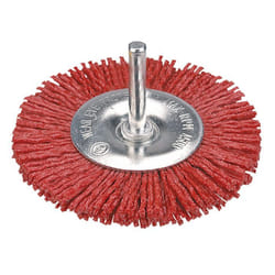 Brosse à disque abrasif avec tige de 100 mm