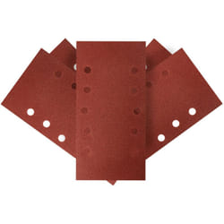 Papier abrasif velcro 115 x 230 mm, K120, 5 pièces, avec trous