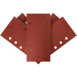 Papier abrasif velcro 115 x 230 mm, K180, 5 pièces, avec trous