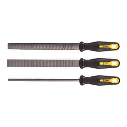 Limes à bois - TOPEX - 200 mm - Lot de 3 - Poignée ergonomique - Antidérapante