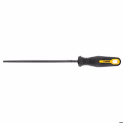 Lime ronde en métal - TOPEX - 200 mm - Acier T12 - Poignée ergonomique - Antidérapante