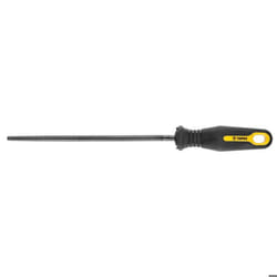 Lime ronde en métal - TOPEX - 200 mm - Acier T12 - Poignée ergonomique - Antidérapante
