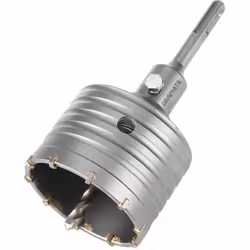 Scie trepan - scie cloche Graphite Scie cloche Widia 80 mm avec adaptateur SDS+ et foret pilote