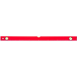 Niveau à bulle en aluminium type 400, 80 cm, 3 fioles