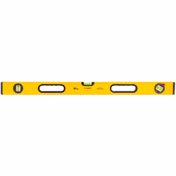 Le niveau à bulle en aluminium TOPEX Type 600 (réf. 29C603) mesure 80 cm de long et offre une précision de mesure de +/- 0,5 ...