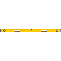 Le niveau à bulle en aluminium TOPEX Type 600 (réf. 29C605) mesure 120 cm de long et offre une précision de mesure de +/- 0,5 ...