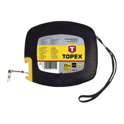 Topex 28C413 mètre à ruban 30 m Plastique Noir