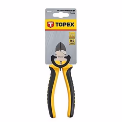 Pince coupante diagonale - TOPEX - 32D106 - 160mm - Acier - Noir