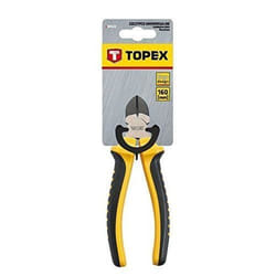 Pince coupante diagonale - TOPEX - 32D106 - 160mm - Acier - Noir