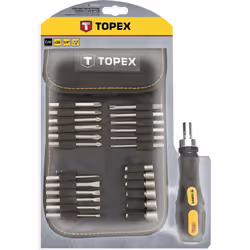 Topex 39D352 Tournevis manuel Tournevis multi-embouts