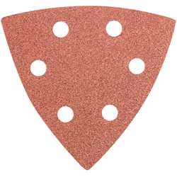 Le papier abrasif DELTA GRAPHITE (réf. 55H766), de 93 x 93 mm et de grain K100, est utilisé pour le ponçage des surfaces en b ...