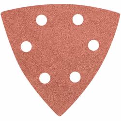 Le papier abrasif DELTA GRAPHITE (réf. 55H767), de 93 x 93 mm et de grain K120, est utilisé pour le ponçage des surfaces en b ...