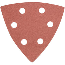 Papier abrasif Velcro Delta 93 x 93 mm K 240, 5 pièces, avec trous
