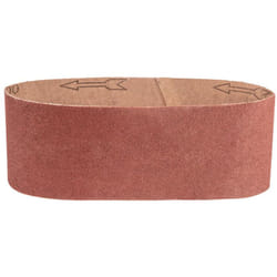 Bandes abrasives sans fin 75 x 457 mm, grain 40/60/80/100/120 - bandes de haute qualité pour un ponçage précis - lot de - Graphite