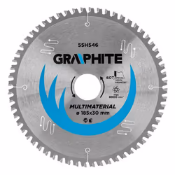 Lame de scie circulaire - Widia - 185 x 30 mm - 60 dents - Universelle - Haute précision
