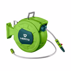 Verto 15G891, Enrouleur mural, Automatique, Vert, Plastique, Mural, Polyvinyl chloride (PVC)