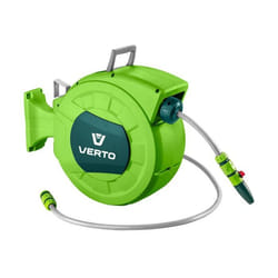 Verto 15G891 enrouleur de tuyau d'arrosoir de jardin Enrouleur mural Automatique Vert