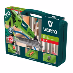 Verto 51G014 meuleuse à matrices et droite Meuleuse droite 35000 tr/min Vert 135 W - Vue supplémentaire 2