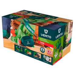 Verto 52G607 rabot électrique Vert, Rouge 16000 tr/min 710 W - Vue supplémentaire 2