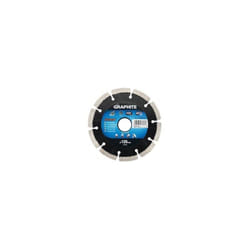 Graphite - Disque diamanté en 115x22x8,0x2,2 mm Segmenté au laser mpa EN13236