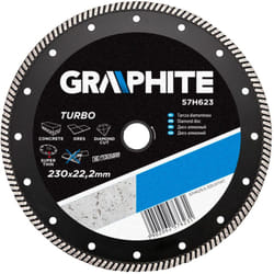 Disque diamanté 230 x 22,2 mm, turbo super fin