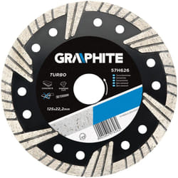 Disque diamanté 125 x 22,2 mm, turbo