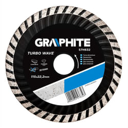 Disque diamanté 115 x 22,2 mm, turbo wave