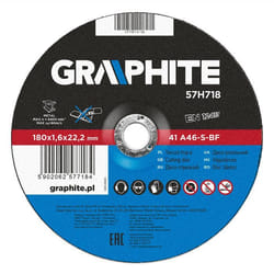 Disque à tronçonner en métal 180 x 16 x 222 mm 41 A46-S-BF