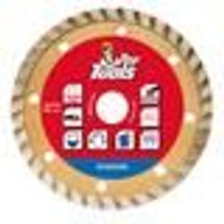 Disque diamant - Turbo - 115 x 222 mm - Coupe rapide - Durable - Outil polyvalent