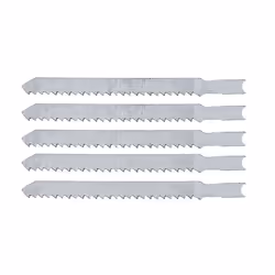 Verto 64H105, Lames de scie sauteuse, Plastique, Bois, Acier inoxydable, 10 cm, 5 pièce(s)