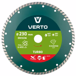 Disque diamant 230 x 222 mm turbo