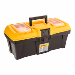 Boîte à outils - TOPEX - 16 - Plastique - 38 x 17 x 17 cm - 2 organisateurs