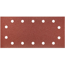 Papier abrasif velcro 115 x 230 mm, K100, 5 pièces, avec trous