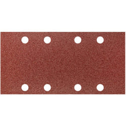 Papier abrasif velcro 93 x 185 mm, K80, 5 pièces, avec trous
