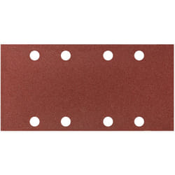 Papier abrasif velcro 93 x 185 mm, K240, 5 pièces, avec trous