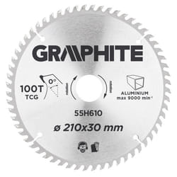 Lame de scie circulaire - Widia - 210 x 30 mm - 100 dents - Aluminium - Haute résistance