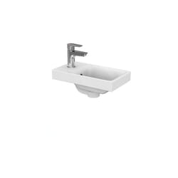 Cersanit - Moduo - Lave-main 40x22 cm, avec trop-plein, trou pour robinetterie , blanc K116-016