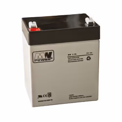 MW Power MWS 5-12, Sealed Lead Acid (VRLA), 12 V, 1 pièce(s), Noir, Gris, 5 Ah, 5 année(s)