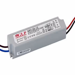 Alimentation DC15V étanche IP67 GLP. Puissance maximale 20W - 1.33A. Idéale pour l'alimentation de ruban à LED 15V DC. Tensio ...