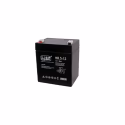 MegaBat MB 5-12, Sealed Lead Acid (VRLA), 12 V, 1 pièce(s), Noir, 5 Ah, 1,4 kg