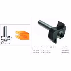 CONDOR FREZ DO DREWNA, DO ROWKÓW Fi=32 9,4 x 8mm TRZPIEŃ 8mm Z ŁOŻYSKIEM