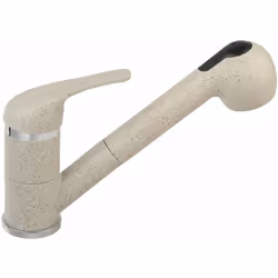 FREYA – ROBINET MITIGEUR DE CUISINE AVEC DOUCHETTE EXTRACTIBLE 2 JETS - BEIGE SABLE Existe en couleur graphite ou beige sable ...