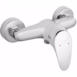 Robinetterie de douche murale sans accessoires de douche entraxe : 150 mm conception : chrome