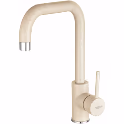 FREYA – ROBINET MITIGEUR D'ÉVIER AVEC BEC EN L ROTATIF - BEIGE SABLE Existe en couleur graphite ou beige sable. Les robinets  ...