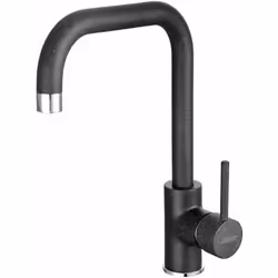 FREYA – ROBINET MITIGEUR D'ÉVIER AVEC BEC EN L ROTATIF - NOIR GRAPHITE Existe en couleur graphite ou beige sable. Les robinet ...