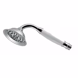 Douche à main avec un seul jet conception : blanc/chrome