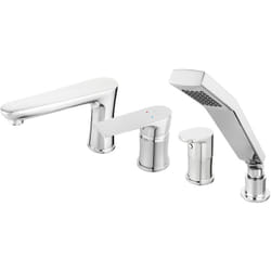 Ferro - algeo square Mitigeur bain / douche chromé encastré 4 trous