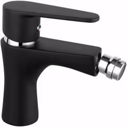 ALGEO BLACK - ROBINET MITIGEUR NOIR POUR BIDET La série Algeo Black se décline en différents modèles de robinets pour équiper ...