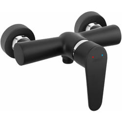 Ferro - algeo black Robinet mitigeur mural de douche Noir