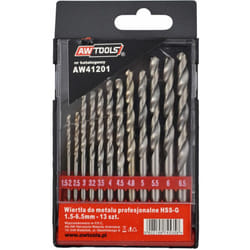 Aawtools Heller Embouts métalliques (1.5 à 6.5 mm, 13 pièces), couleur white